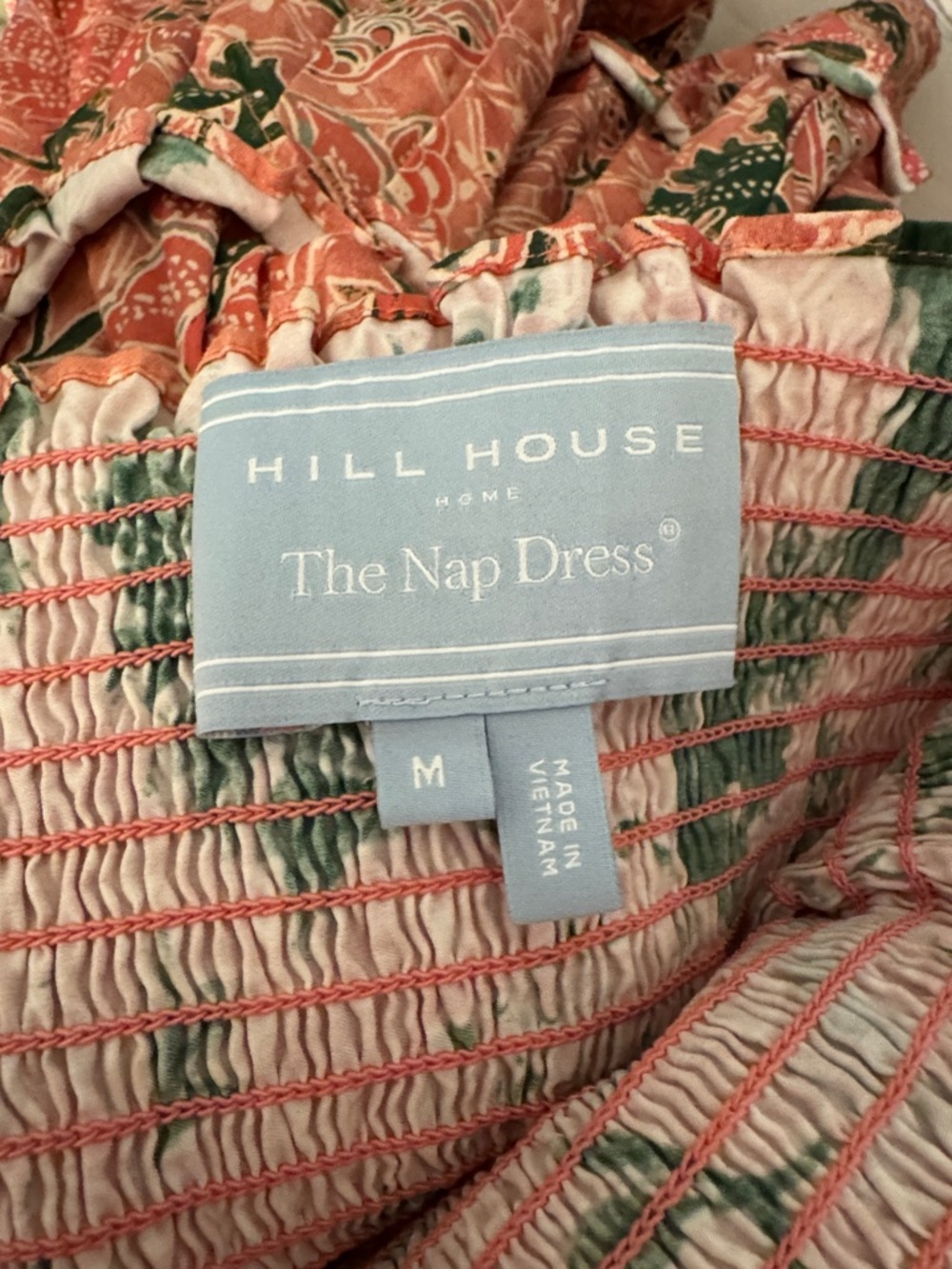 Hill House Home The Mini Nap Dress in Coral Floral - Picture 2 of 4